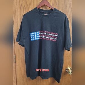 Genuine Harley-Davidson Black T-Shirt XL